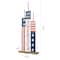 Glitzhome® 36.25" Lighted Wood Patriotic Firecracker Porch Décor